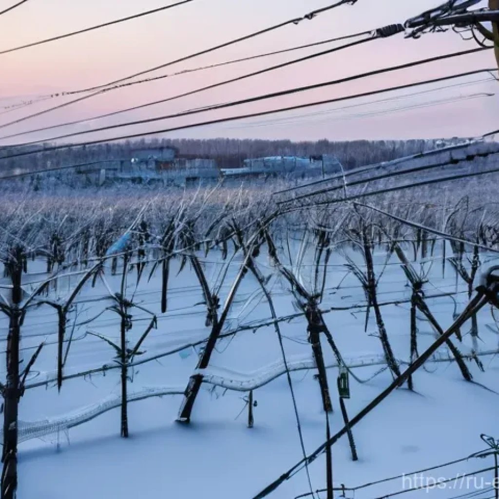 전력 계통 장애 분석 - **Prompt 1: Natural Disaster Impact on Power Grid**
"A dramatic, wide-angle shot of a rural powe...