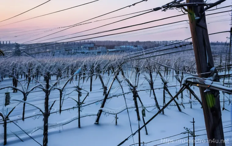 전력 계통 장애 분석 - **Prompt 1: Natural Disaster Impact on Power Grid**
"A dramatic, wide-angle shot of a rural powe...