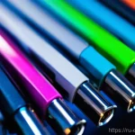 파워 서플라이 사용법 - 1**

A detailed, close-up, cinematic shot highlighting the cutting-edge 12VHPWR (or 12V-2x6) cable c...