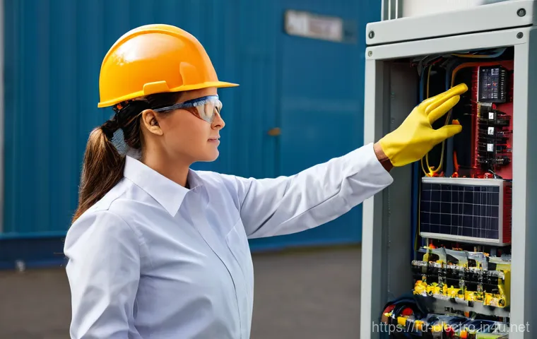 전력선 해석 - **Prompt 1: Overloaded Legacy Infrastructure**
    "A skilled electrical technician, male, wearing a...